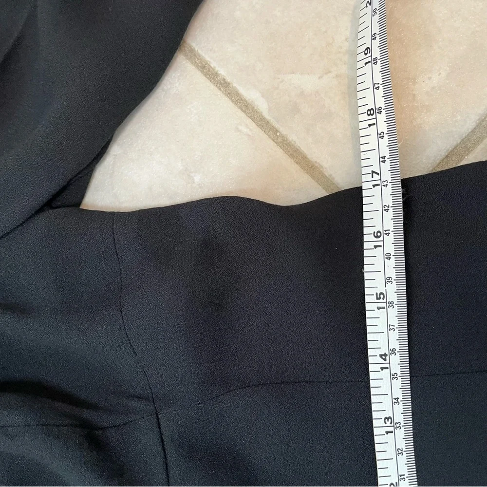 Wilfred Women’s Juliet Corset Novella Black Mini Dress Long Sleeve Ruching 14 - Picture 17 of 17